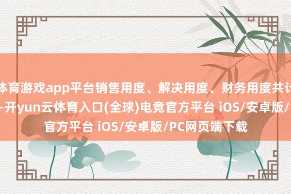 体育游戏app平台销售用度、解决用度、财务用度共计6906.96万元-开yun云体育入口(全球)电竞官方平台 iOS/安卓版/PC网页端下载