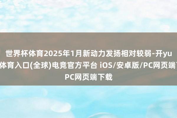 世界杯体育2025年1月新动力发扬相对较弱-开yun云体育入口(全球)电竞官方平台 iOS/安卓版/PC网页端下载