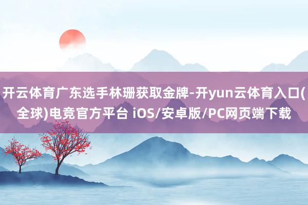 开云体育广东选手林珊获取金牌-开yun云体育入口(全球)电竞官方平台 iOS/安卓版/PC网页端下载